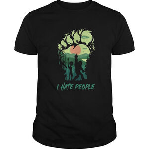 Bigfoot Alien I Hate People Shirt